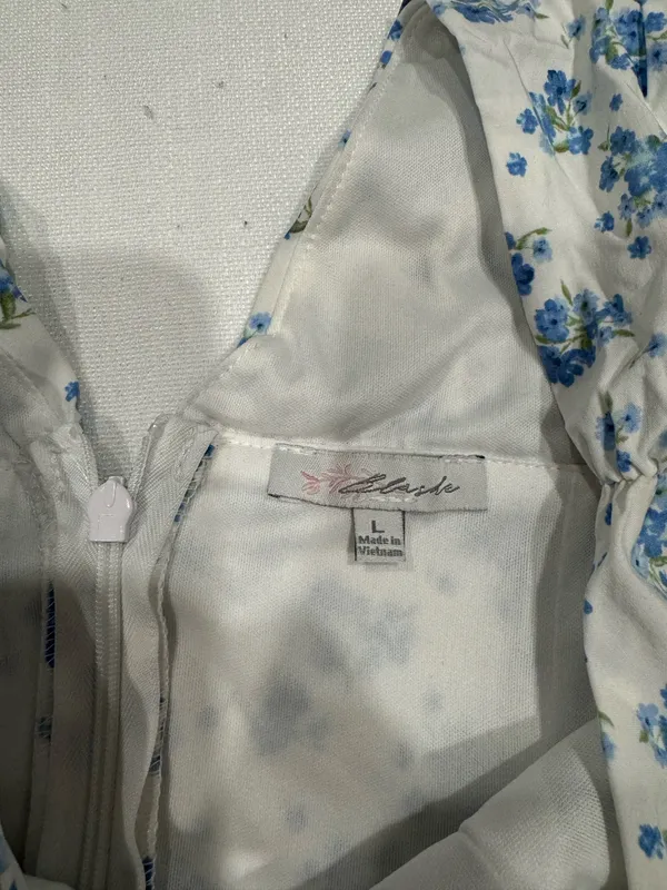 Blashe Blue Floral Corset Mini Dress - Image 6