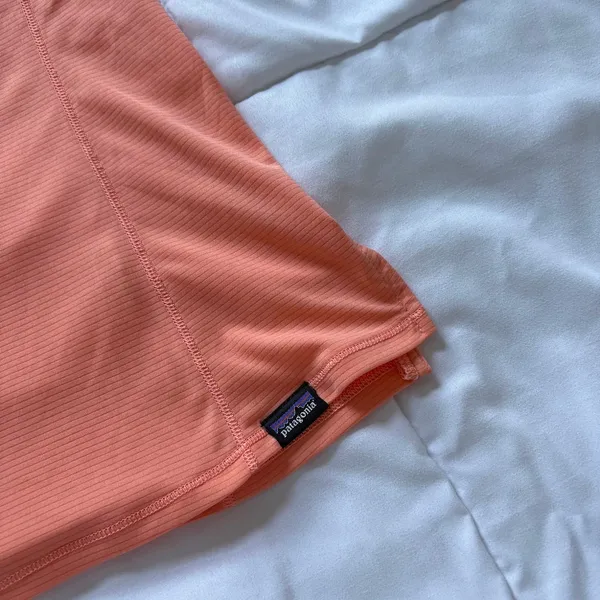 Patagonia Capilene Cool Tank Top Womens Medium Orange Racerback Gorpcore Active - Image 2