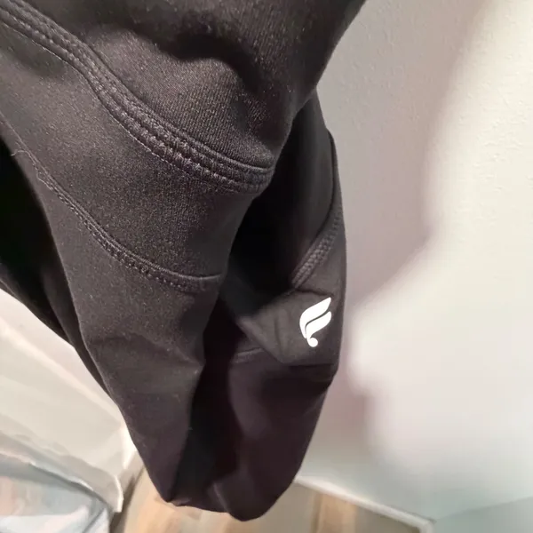 Fabletics PureLuxe Jumpsuit Black Small Crossback Athleisure Yoga Gym - Image 3