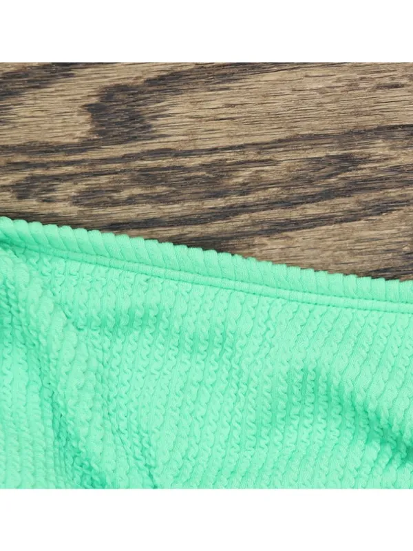 Salt + Cove Scoop Back Juniors Swim One Piece Swimsuit Mint Tea Green S - Image 4