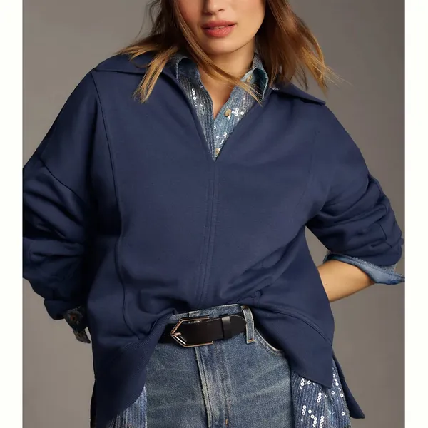 Anthropologie Pilcro Johnny Collar Pullover - Image 11