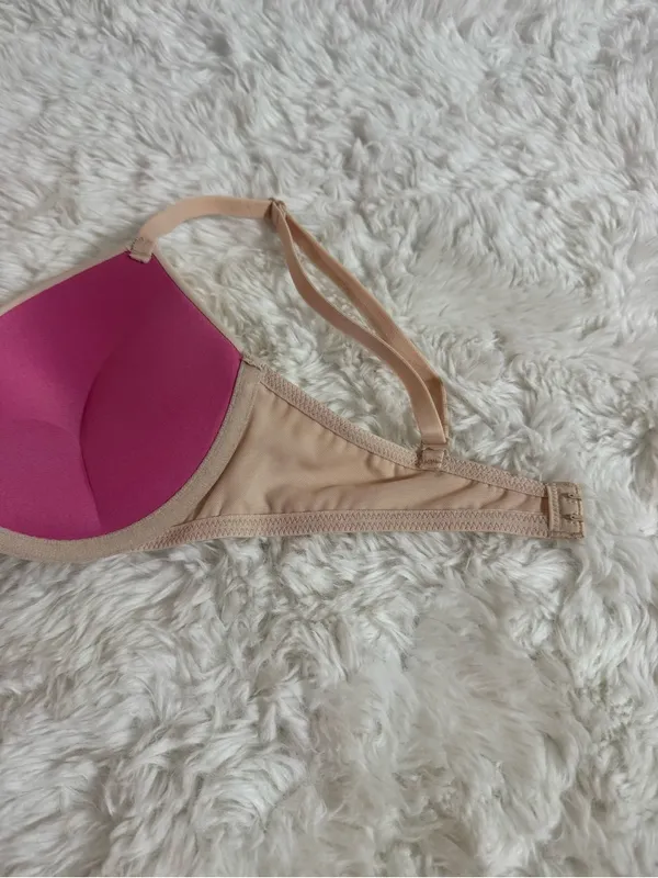 PINK Victoria's Secret Super Push Up Bra in Beige Size 32C - Image 7