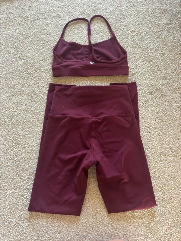 Lululemon burgundy set - Image 3