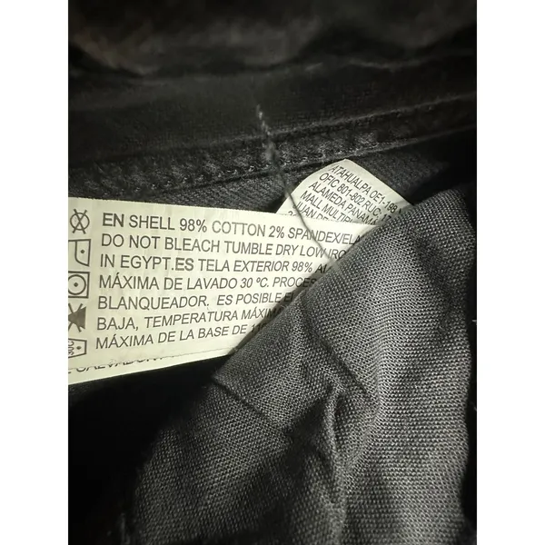 Forever‎ 21 Womens Black Denim Flare Jeans Size 28 Button Fly Festival Fringe - Image 7