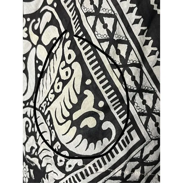 Vintage Y2K Gap Dark Brown Paisley Print Dress Size‎ M - Image 9