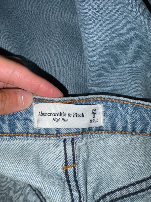 Abercrombie high-rise Jean Skirt - Image 4