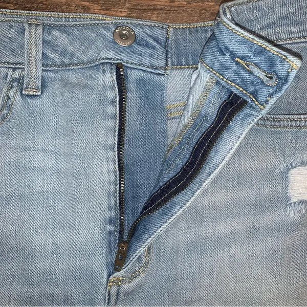 Arizona Jean Company Light Blue Denim Jean Skirt Size 5 - Image 4