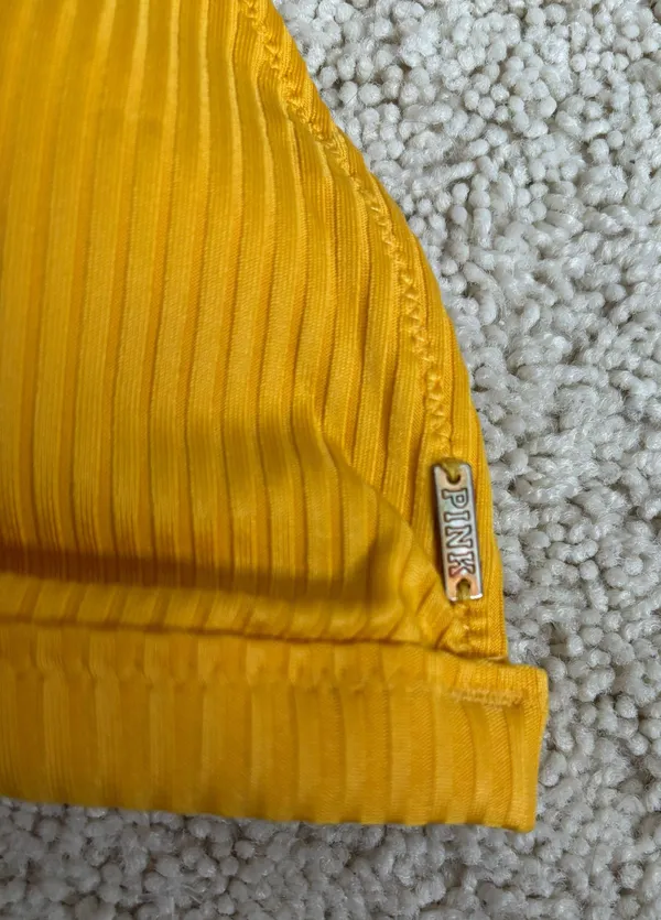 PINK Victoria’s Secret Yellow Bikini Top - Image 2