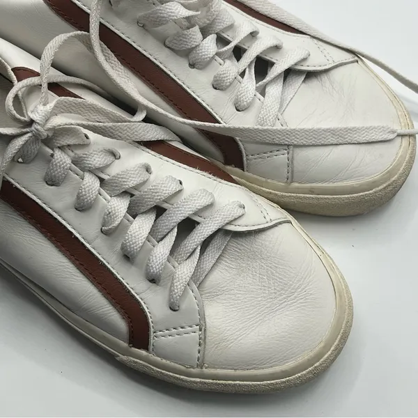 Madewell Style # MA139 Sidewalk Low Top Sneakers in Leather & Suede Sz 8.5 - Image 10