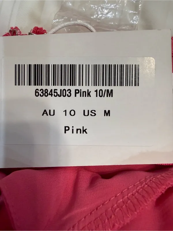 Lily pink satin off shoulder sweetheart bow mini dress. - Image 7
