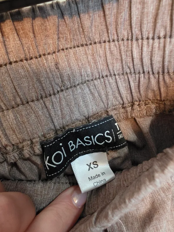 Koi Basics Scrub Pants Brown Size undefined - Image 3