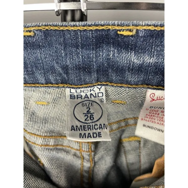 Lucky‎ Brand Women's Sundown Flare Denim Jeans Medium Blue Wash Size 2/26 - Image 8