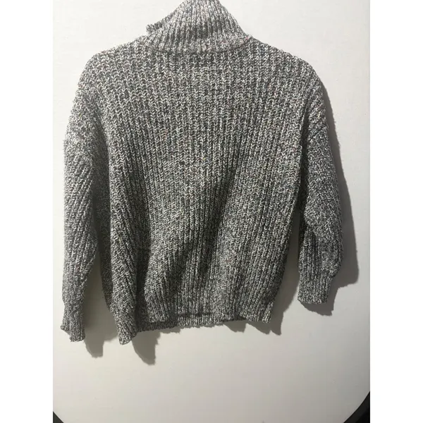 OFFLINE by Aerie Speckled Multicolor Quarter Zip Chunky Knit Sweater‎ M M - Image 7
