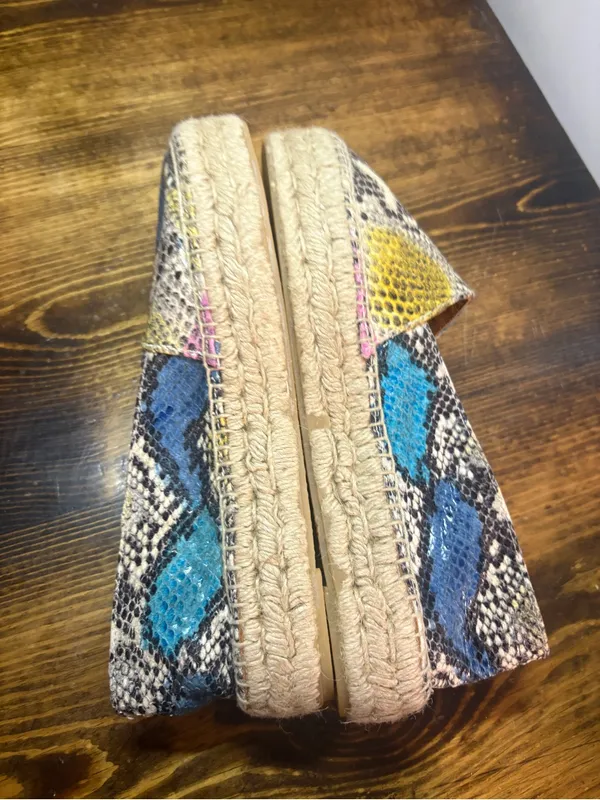 Kurt Geiger snakeskin print espadrilles size 10 - Image 5