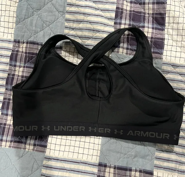 Under Armour Black Racerback Sports Bra, Sz 3X - Image 2