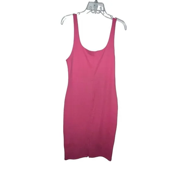 Zara Fitted Midi Dress Size XS‎ Pink Sleeveless Bodycon Fitted Casual Tank Dress - Image 5