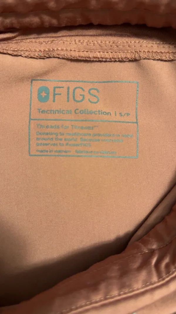 FIGS Scrub Pants Zamora Jogger High-Waisted Mauve - Image 4