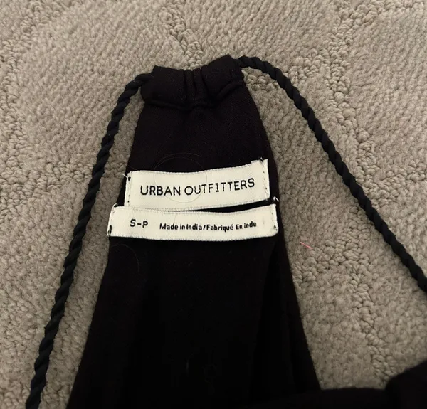 Urban Outfitters Black Flowy Tank - Image 2