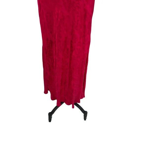 Privacy Please Mia Maxi Dress‎ Slip Maxi Floral Satin Hot Pink Size Small - Image 14