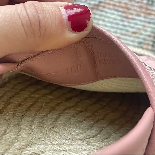 Gucci Pink‎ GG Logo Canvas Espadrilles - Image 8