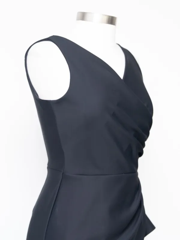 Alex Evenings - Navy‎ Draped Formal Evening Gown - Image 9