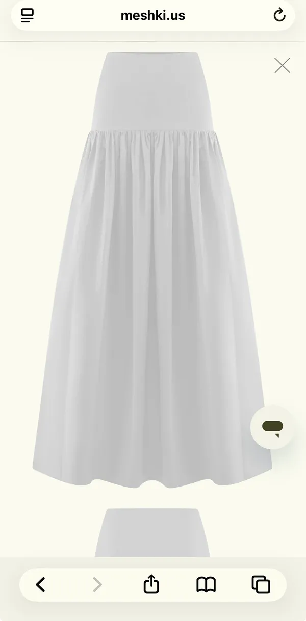 Meshki Maxi skirt white - Image 2