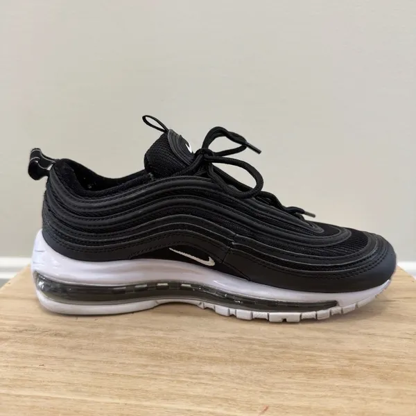 Nike Black & White 97 Air Max Athletic Sneakers‎ 6/7.5 - Image 9