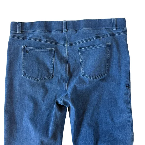 Betabrand Women's Stretch Straight Leg Denim Pants Size XL Long - Image 4