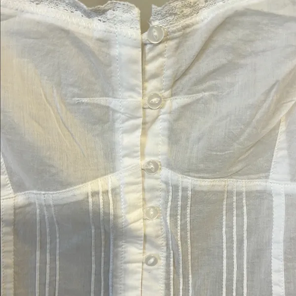 SKIMS White Fitted Bustier Camisole - Image 6