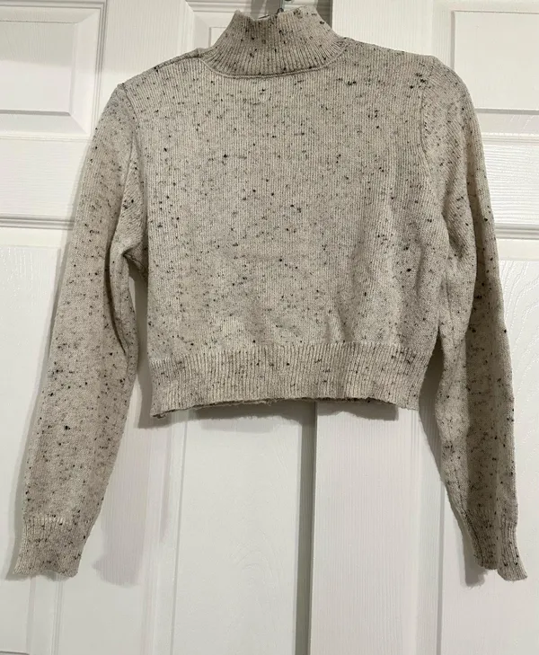 Blue Rain Mock Neck sweater - Image 2