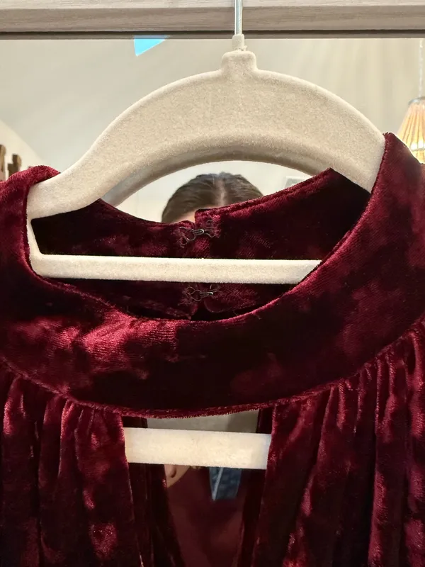 Laundry by Design Crushed red velvet mini dress - Image 2