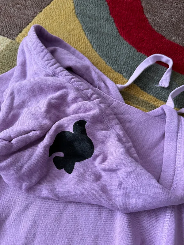 Freecity Life Nature Love Purple French Terry Pullover Hoodie Sweatshirt 0 / XS - Image 6
