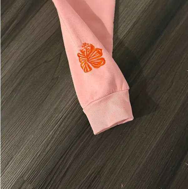 Pink palm, puff sweatshirt - Image 4