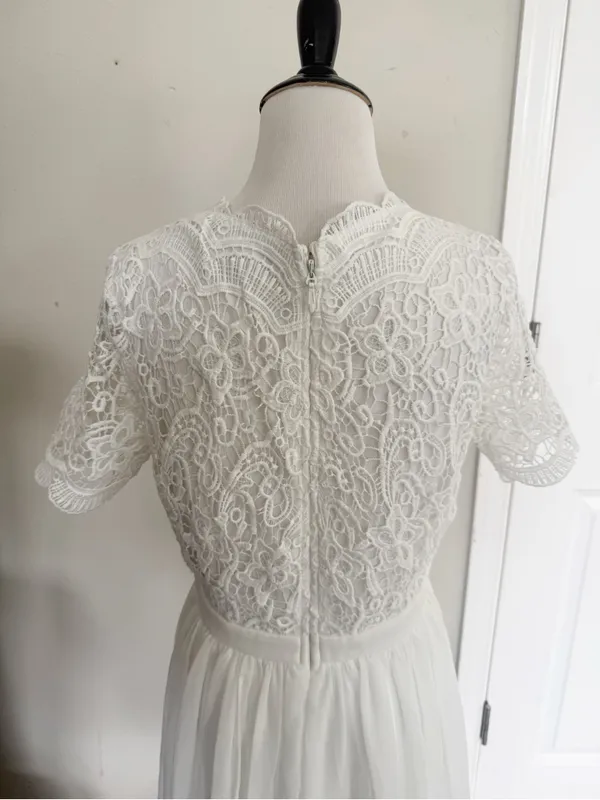 Lulu’s Angel in Disguise Lace Dress size Medium - Image 5