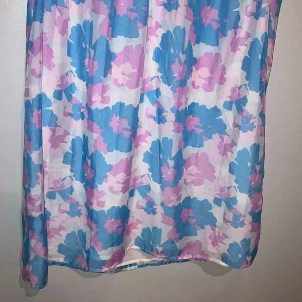 Michelle McDowell V-Neck Short Ruffle Sleeve Mini Dress Medium 780 - Image 5