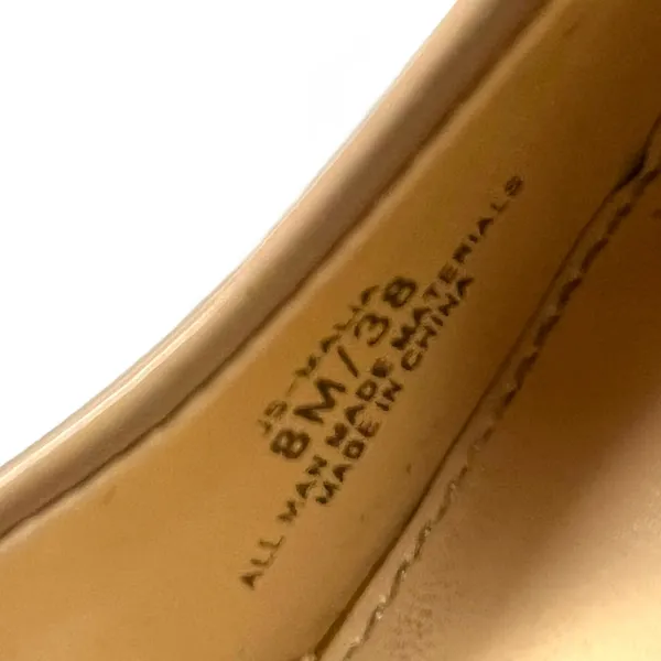 Jessica Simpson 8M Malia Nude Patent Oval Toe Pump Heels Stiletto Shoes - Image 6
