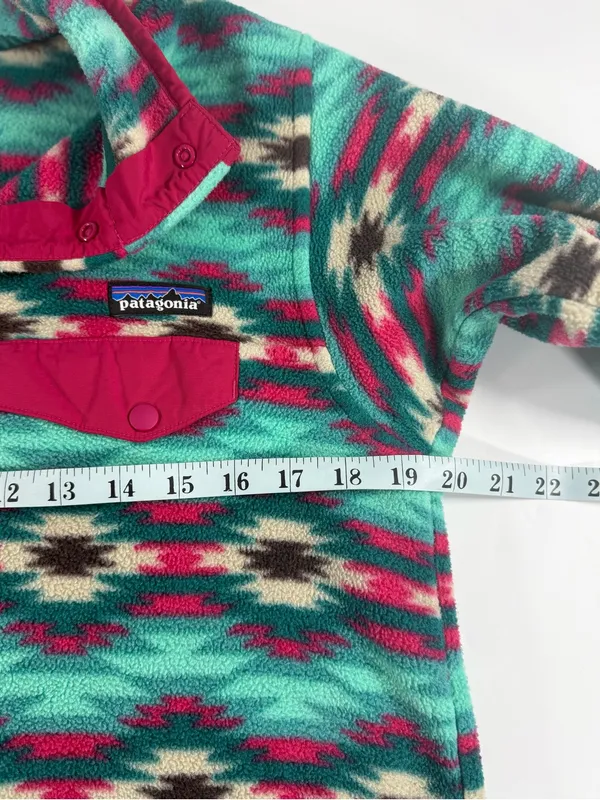 Patagonia Synchilla Snap-T Aztec Southwest Fleece Pullover Women’s Medium - Image 4