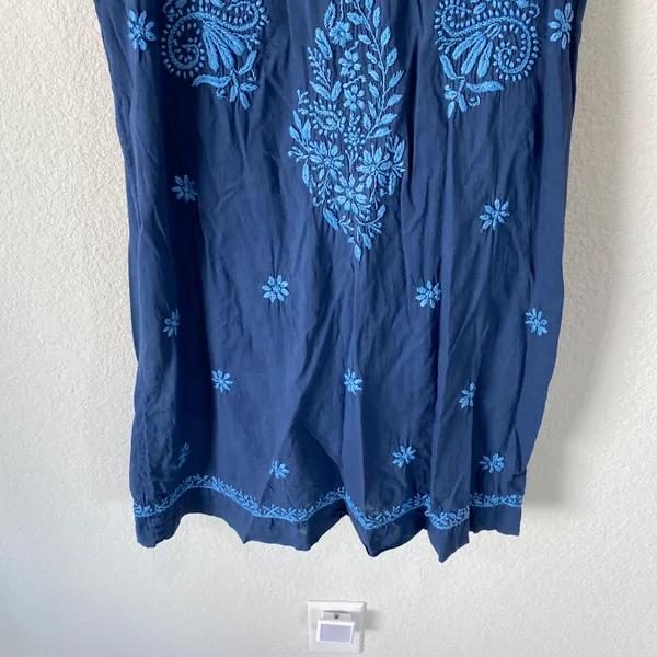 Roller Rabbit Embroidered Floral Dress Size XS - Image 3