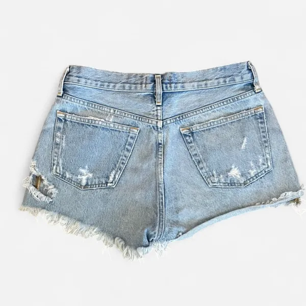 Agolde Parker Vintage Cut Off Denim Shorts Swapmeet Size 28 Free People - Image 12