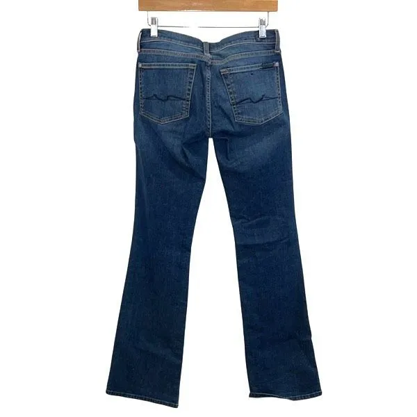 7 for all Mankind ORIGINAL‎ BOOTCUT Denim Jeans Medium Wash Size 26 - Image 6