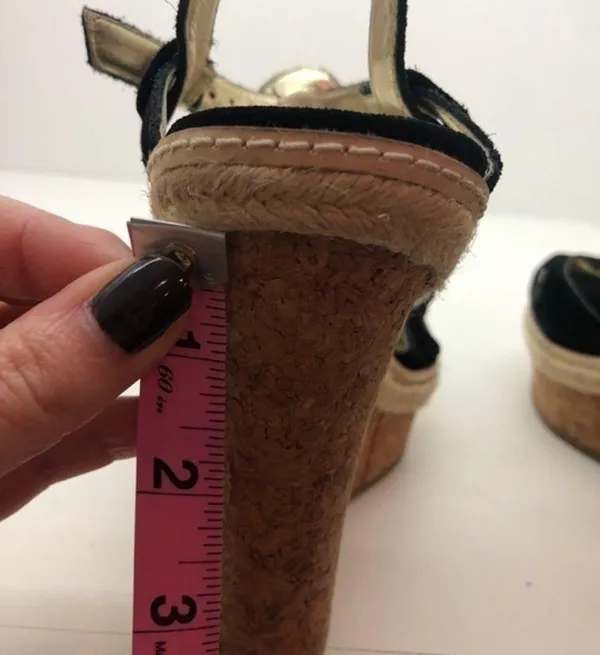 Steve Madden p lemm black platform wedges - Image 7
