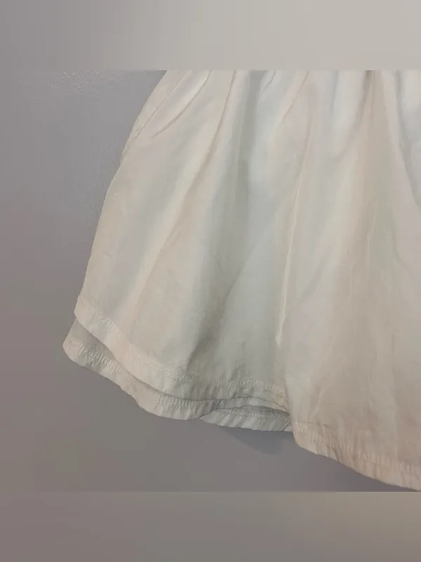 Free People Movement The Way Home High Waisted White Activewear Shorts Large - Image 6