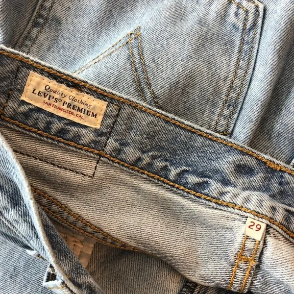 Levis Womens Jeans Boyfriend Medium Wash Cotton 29 - Image 3