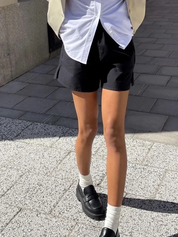 Djerf Avenue Black Breezy Shorts Sz S‎ - Image 2