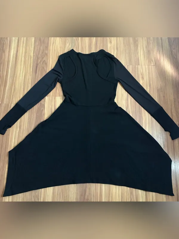 Killstar Ribbed Knit Dress with Thumbholes & Cutout Detail S - Image 7