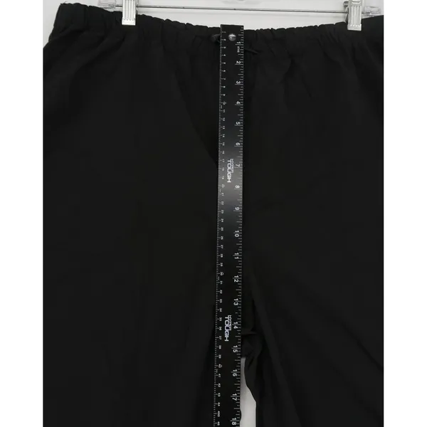 PINK Victoria's Secret Black Cargo Pants Bungee Hem XL Utility Joggers - Image 4
