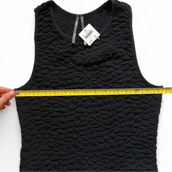 Anthropologie Black Textured Tank Top NWT Size S - Image 8