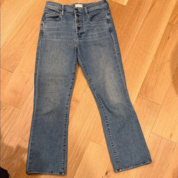 MOTHER the pixie insider ankle button fly Blue‎ Jeans 26 Blue - Image 2