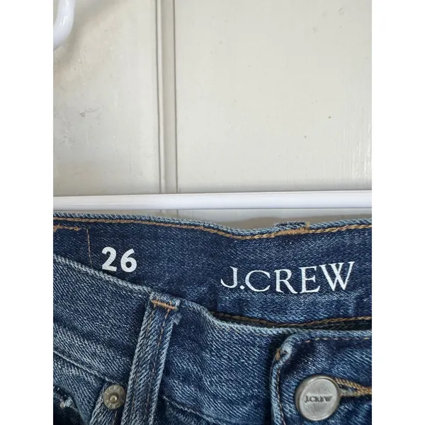 J.Crew‎ nipped straight rigid high rise jean size 26 - Image 5
