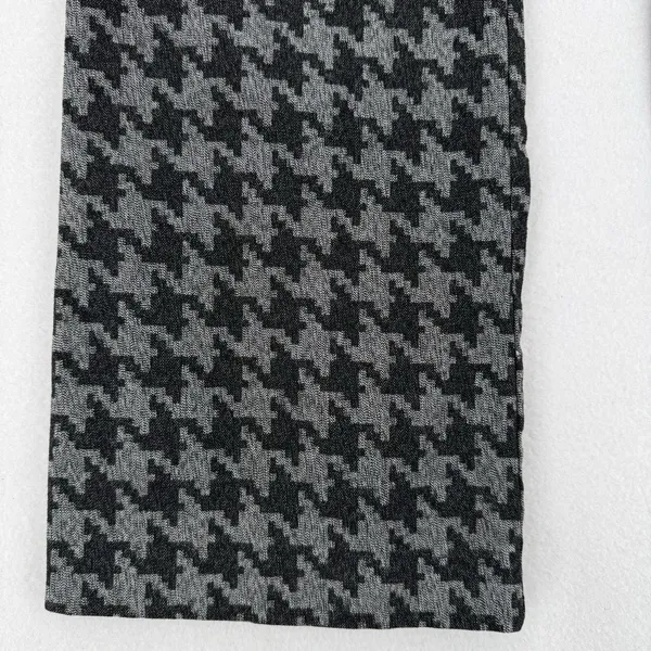 New York & Company 7th Avenue Houndstooth Pants 12 Straight Leg Stretch Preppy - Image 7